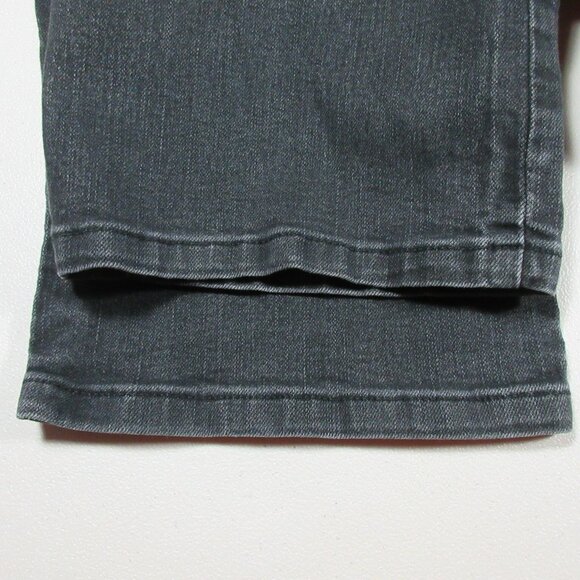 Levis womens dark gray distressed 505 straight stretch jeans 12x30 - Picture 10 of 10